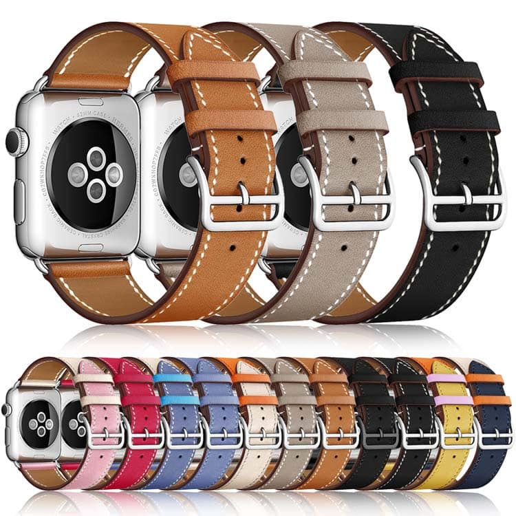 Designer Leather Apple Watch Bands